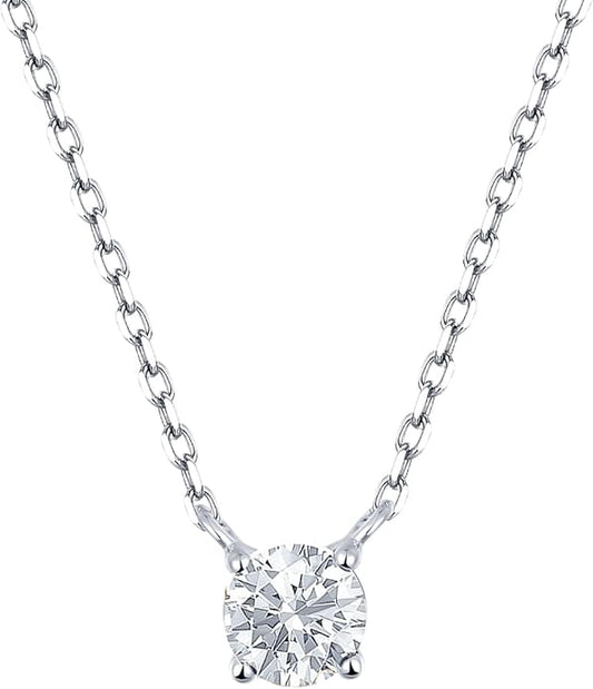 S.Leaf 18K Gold Plated Cubic Zirconia Choker Necklace for Women 925 Sterling Silver Layered Coin Moon Star Heart Circle Crystal Lariat Pendant Necklaces Gifts for Women Trendy