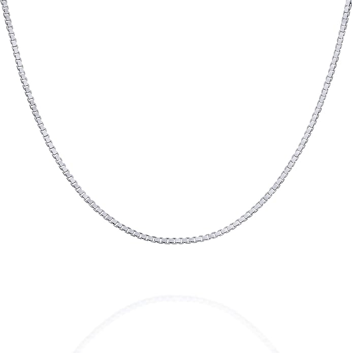 PAVOI 22K Gold Plated Chain Necklace For Women | Italian Solid 925 Sterling Silver Necklace for Men | Cuban Link, Rope, Snake & Rope Diamond-Cut Herringbone | Trendy Unisex Jewelry