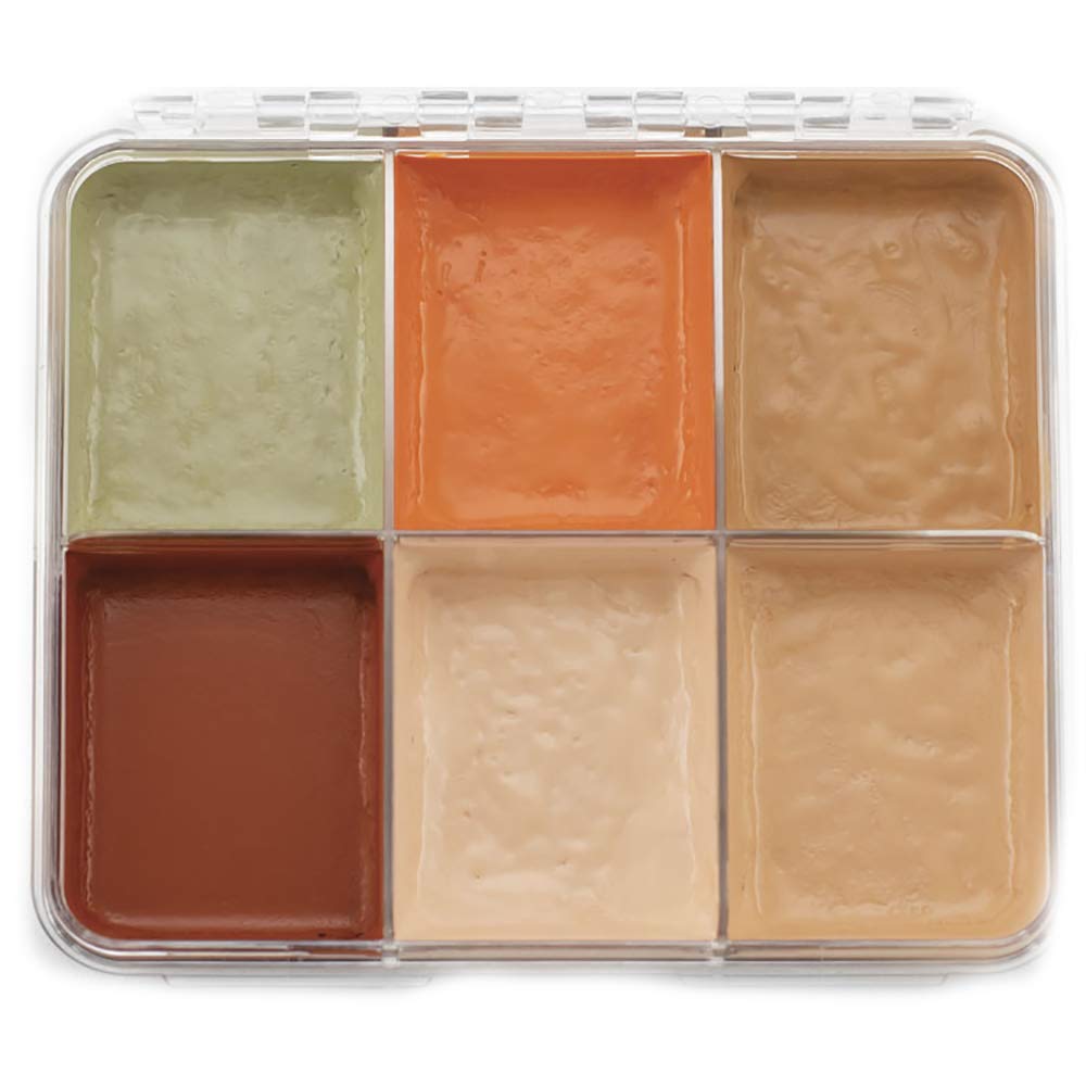 Graftobian F/X Aire Alcohol Activated Palette - SFX Makeup (Tattoo Cover 1 - Light)