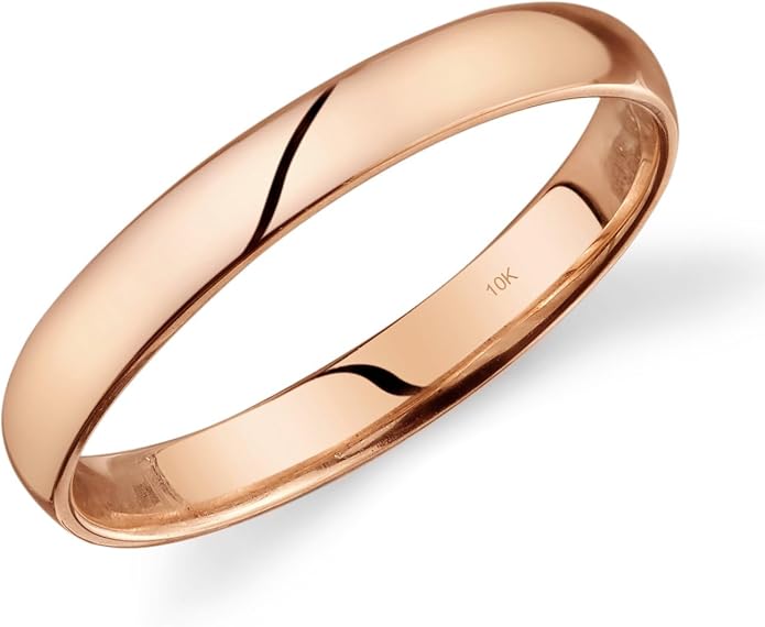 10k Light Comfort Fit Wedding Band
