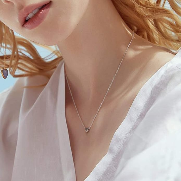 ChicSilver 925 Sterling Silver Cross/Heart/Butterfly/Star/Moon Necklace for Women, Hypoallergenic Dainty Small Silver Pendant Necklaces (with Gift Box)