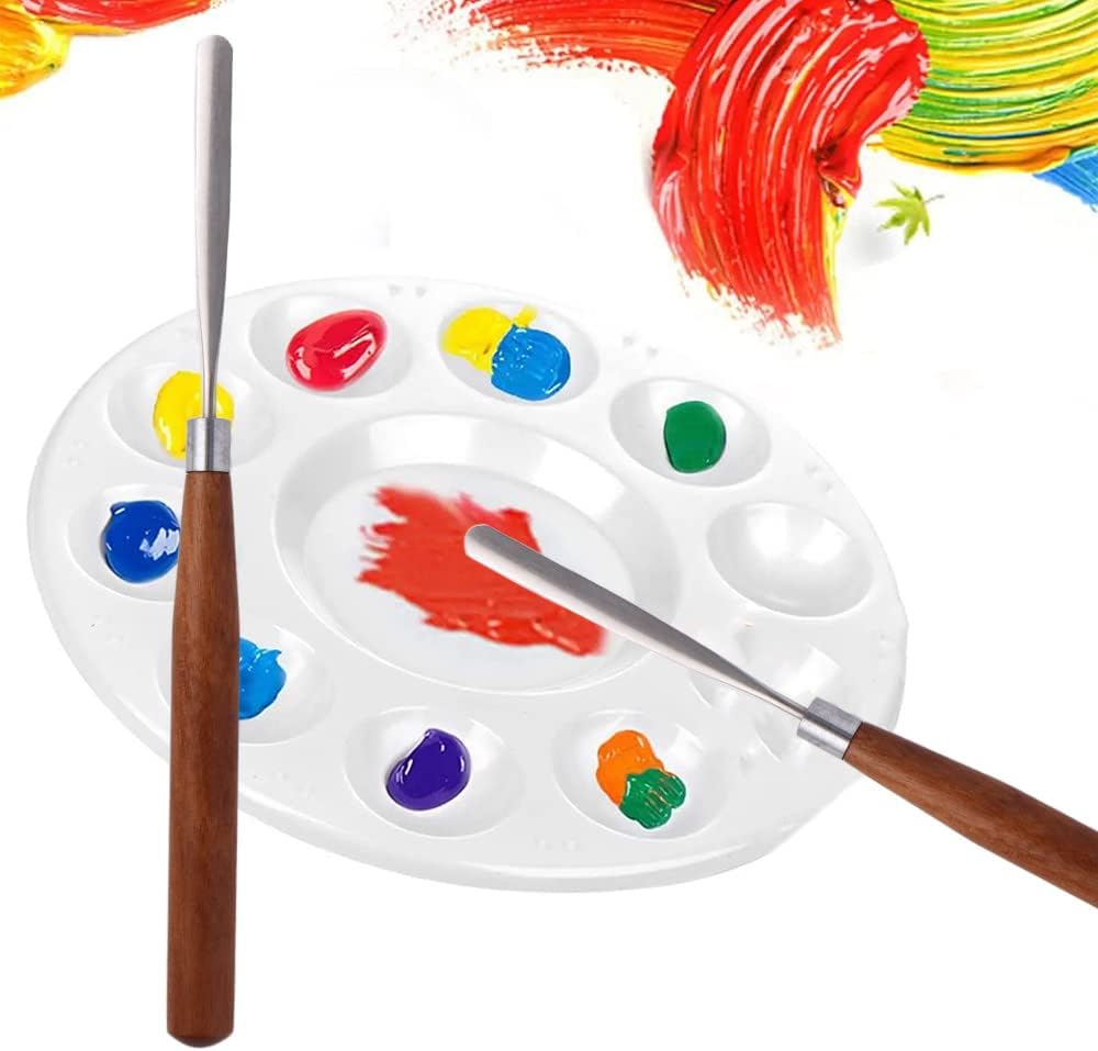 Stainless Steel Nail Art Spatula Cosmetic Makeup Palette Spatula Spoon Cream Stirring Rod Mixing Tool Manicure Accessories For Women