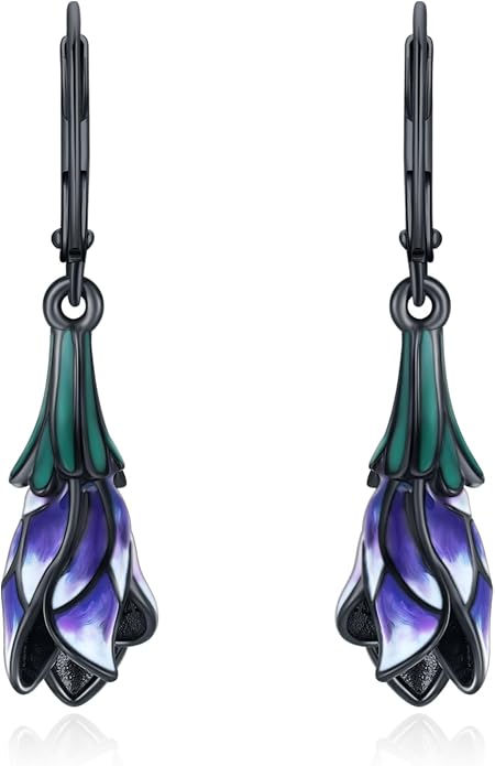 Tree of Life/Cat/Turtle/Butterfly/Flower/Celtic/Turquoise/Moonstone Dangle Earrings for Women Sterling Silver Cute Animals Drop Earrings Jewelry Gifts
