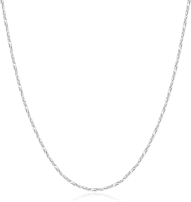 Natural Freshwater Baroque Pearl Necklace 14K Gold Plated Dainty Choker Necklace for Women Girls Snake Chain/Cuban Link/Paperclip/Ball Beaded Chain/Tennis Chain Fashion Jewelry for Gift