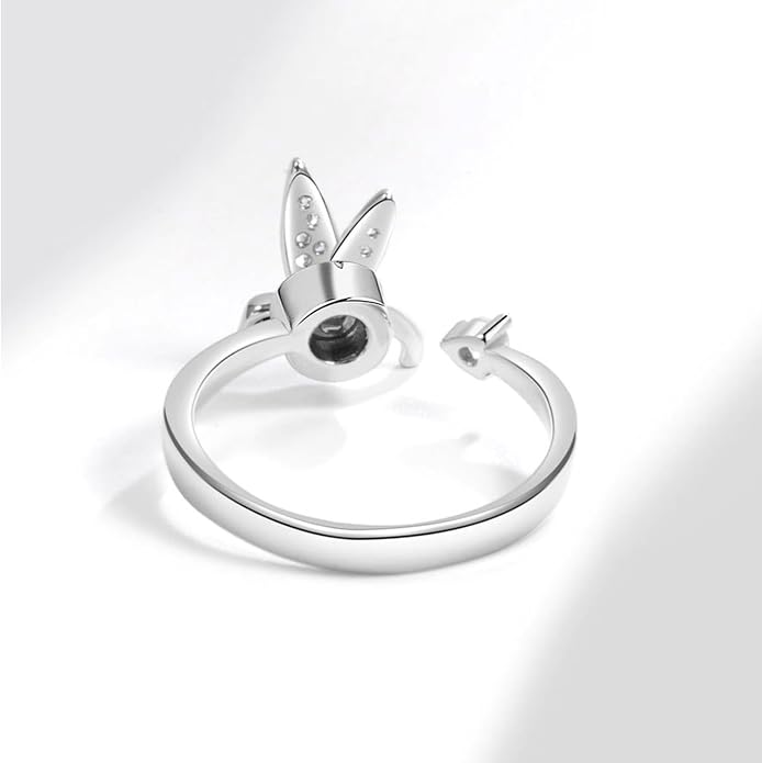 925 Sterling Silver Ring Minimalist Adjustable Rings Band Handmade Rings for Women Girls