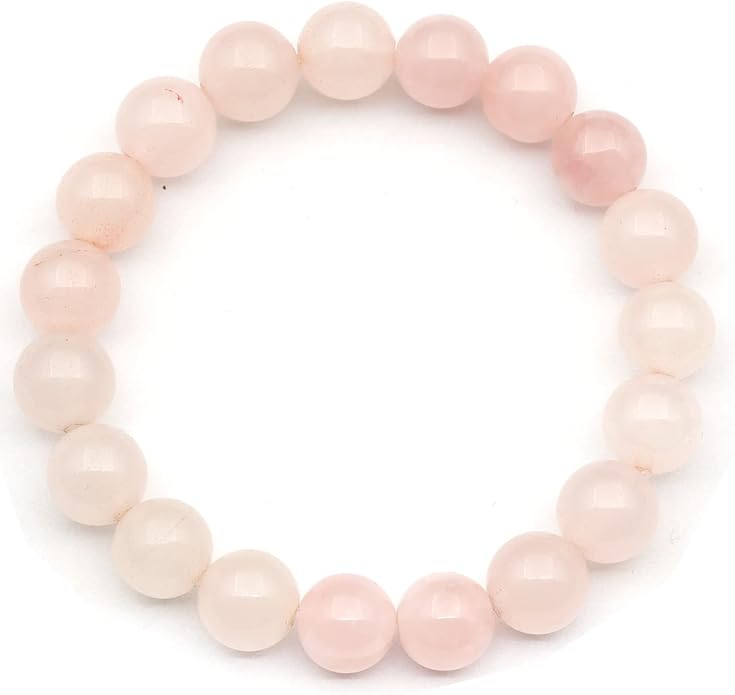 Natural Gemstone Beaded Stretch Bracelet for Men & Women | Handmade 8mm Stone Jewelry | Zodiac Chakra Elastic Bracelet | Meaningful Gift Collection