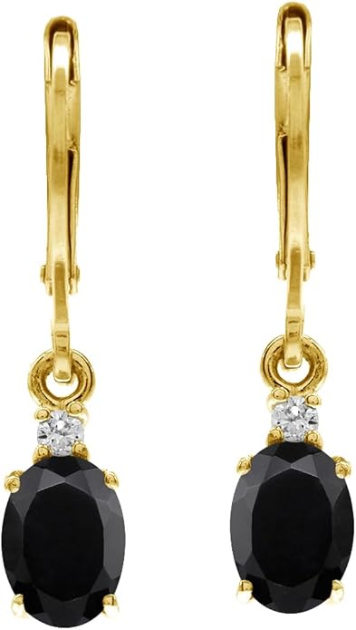 Silvershake White Gold Plated 925 Sterling Silver Leverback Earrings