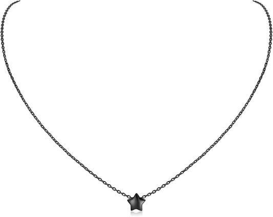 ChicSilver 925 Sterling Silver Cross/Heart/Butterfly/Star/Moon Necklace for Women, Hypoallergenic Dainty Small Silver Pendant Necklaces (with Gift Box)