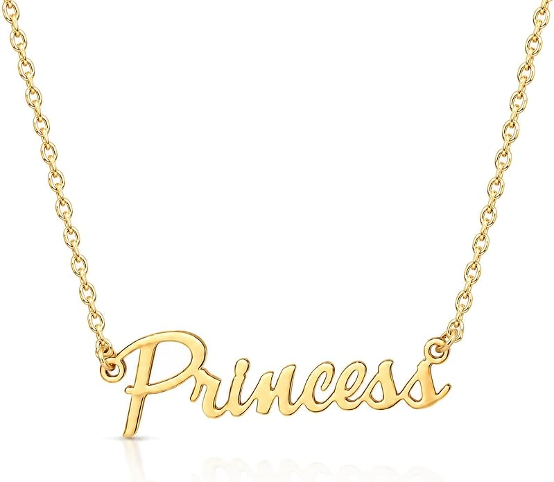 MOMOL 18K Gold Plated Stainless Steel Name Necklace Personalized Custom Name Necklace Customized Nameplate Necklace for women