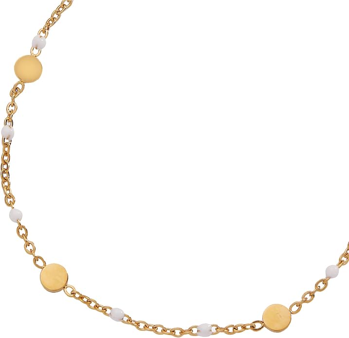 Alex and Ani Enameled Chain Coin Station Anklet