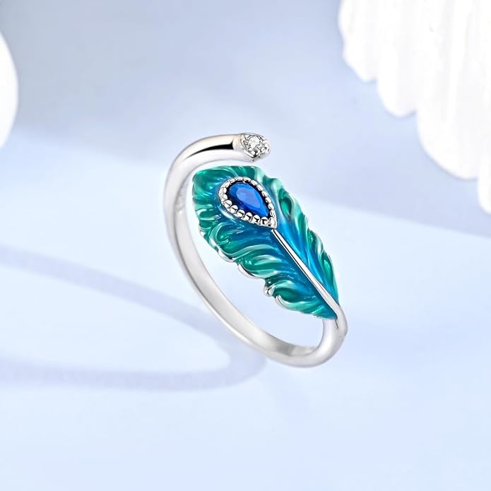 925 Sterling Silver Adjustable Open Rings for Women with Snake, Evil Eye or Bee Designs, Dainty Stackable Thumb Finger Rings, Gold Silver Ring Jewelry Gift for Mujer, Size 6-9