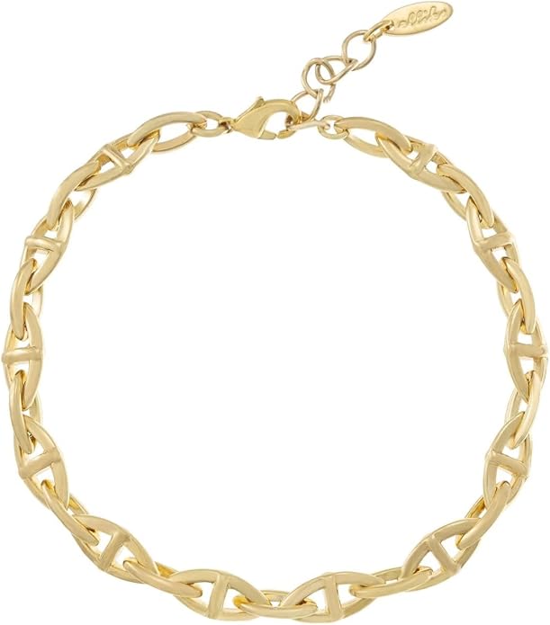 Ettika Anklets for Women. Anklet, 18k Gold or Rhodium Plated. Ankle Bracelets for Women, Jewelry