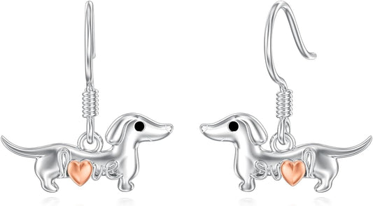 Seiyang Dangle Earrings 925 Sterling Silver Animal/American Flag/Turquoise Dangle Drop Earrings Jewelry Gifts for Women