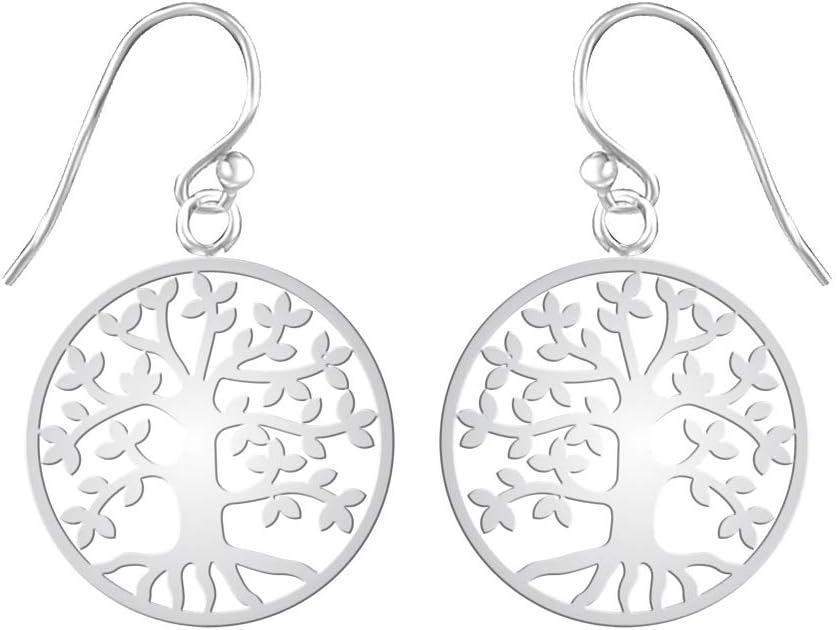 Charmsy 925 Sterling Silver Light-Weight Antique Filigree Teardrop Drop Earrings for Women