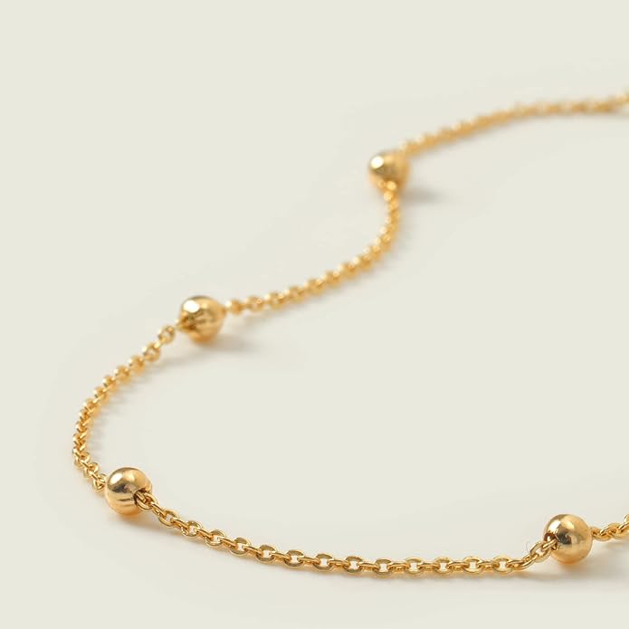 MEVECCO Anklet for Women Gold Chain 14K Gold Plated Dainty Boho Beach Summer Simple Foot Jewelry Ankle Bracelet
