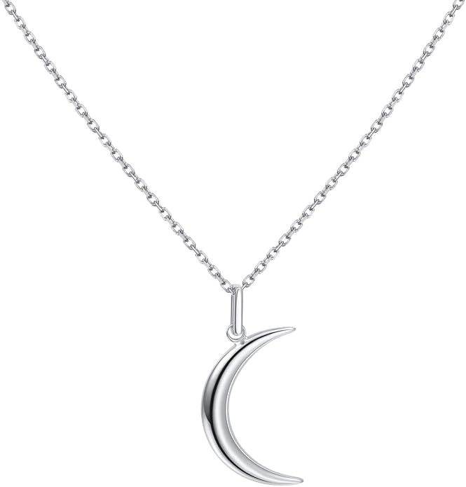 S.Leaf Gold Dainty Pendant Necklaces for Women Sterling Silver Gold Plated Layered Horizontal Vertical Bar Star Starburst Moon Cubic Zirconia Lariat Necklace for Women Trendy Gifts
