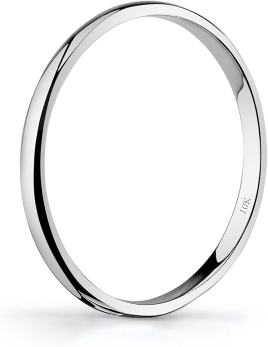 10k Light Comfort Fit Wedding Band