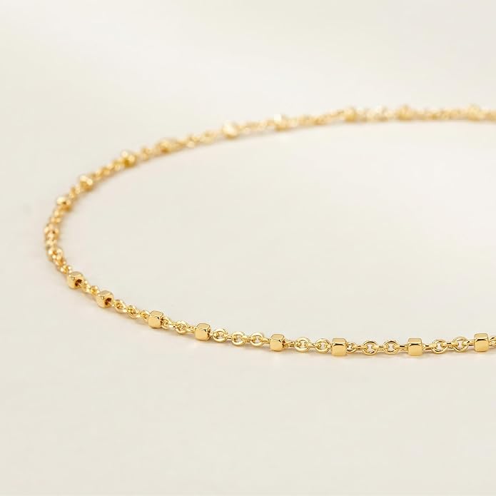 MEVECCO Anklet for Women Gold Chain 14K Gold Plated Dainty Boho Beach Summer Simple Foot Jewelry Ankle Bracelet