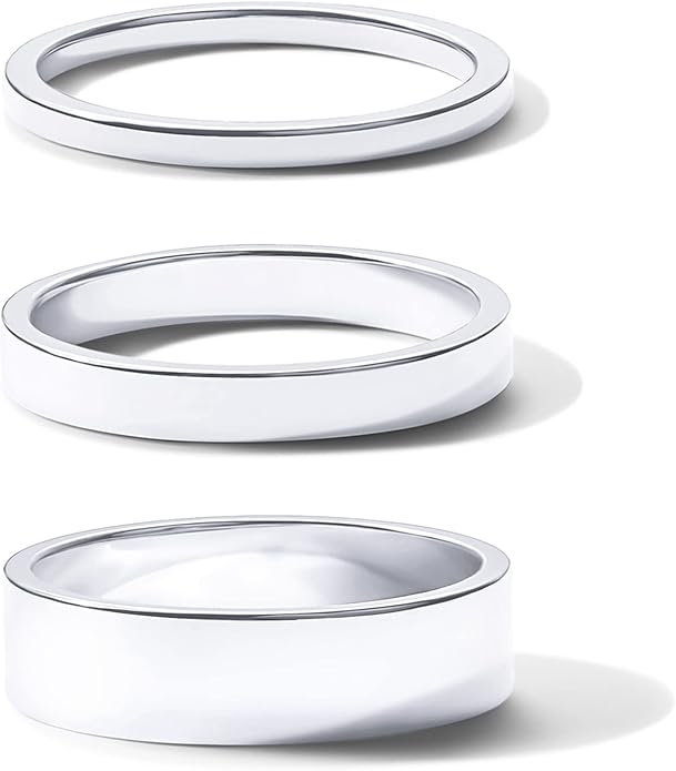PAVOI 18K Gold Plated 3 Rings Set | Gold Stacking Rings for Women | Stacking Ring Set