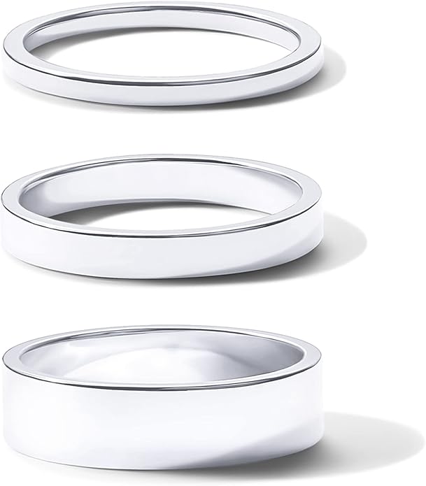 PAVOI 18K Gold Plated 3 Rings Set | Gold Stacking Rings for Women | Stacking Ring Set