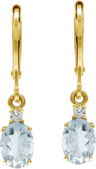 Silvershake White Gold Plated 925 Sterling Silver Leverback Earrings