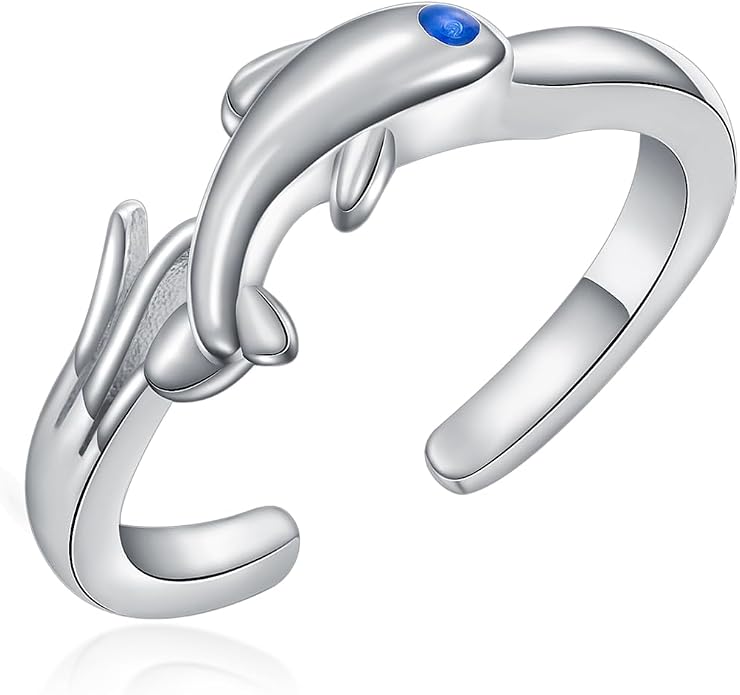 Midari Toe Rings for Women 925 Sterling Silver Hypoallergenic Adjustable Open Band Ring for Women Summer Beach Open Toe Jewelry Foot Jewelry