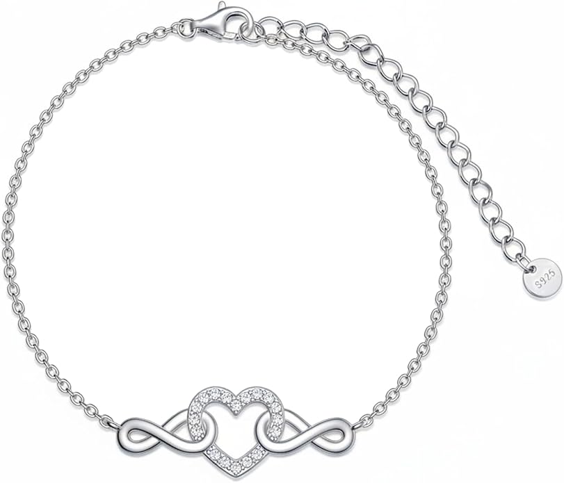 Dragonfly/Evil Eye/Hamsa Evil Eye/Lotus/Mushroom Anklet Bracelets for Women Sterling Silver Adjustable Double Layered Bracelet Anklet Mother's Day Jewelry Gifts Beach Jewelry