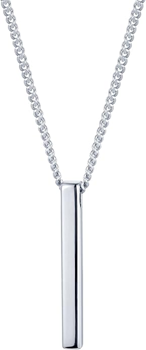 S.Leaf Gold Dainty Pendant Necklaces for Women Sterling Silver Gold Plated Layered Horizontal Vertical Bar Star Starburst Moon Cubic Zirconia Lariat Necklace for Women Trendy Gifts