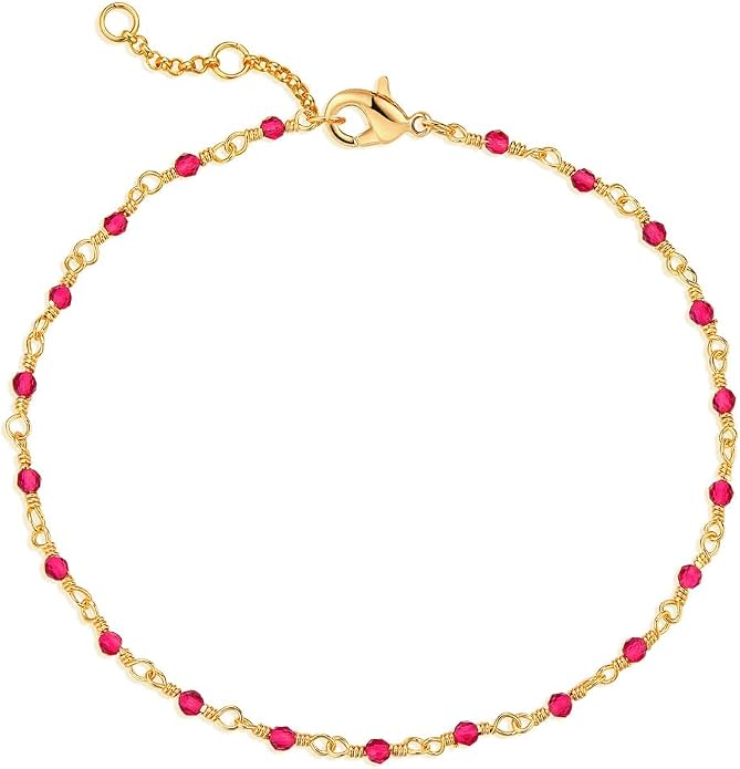 Dremmy Studios Gold Bracelet for Women 18K Gold Plated Dainty Paperclip Cubic Zirconia Disc Coin Star Cable Satellite Bead Pearl Simple Boho Minimalist Stacking Layered Link Jewelry Gift