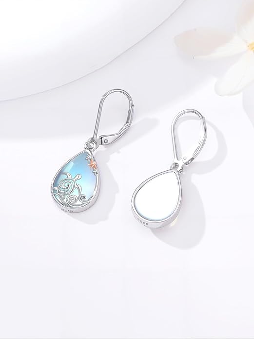 Seiyang Dangle Earrings 925 Sterling Silver Animal/American Flag/Turquoise Dangle Drop Earrings Jewelry Gifts for Women