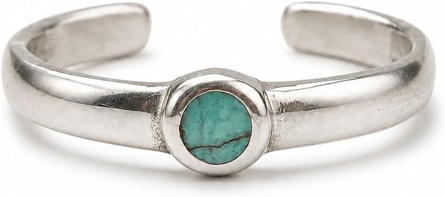 Sterling Silver Toe Ring, Handmade Adjustable Open Band, Minimalist Dainty Summer Beach Foot Jewelry for Women, Can Be Worn as Knuckle or Pinky Ring