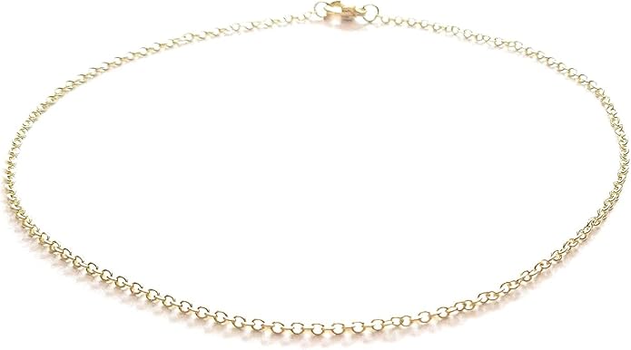 10 Inch Minimalist Anklet Plated Gold Fine Link Stainless Steel Chain Stylish Cable Style Ankle Bracelet Gift Boxed
