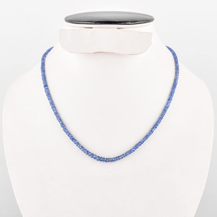 Natural Gemstone Dainty Pendant Necklace for Women Handmade Crystal Jewelry 925 Sterling Silver 18 Inch Chain Healing Chakra Christmas Birthday Gift for Her