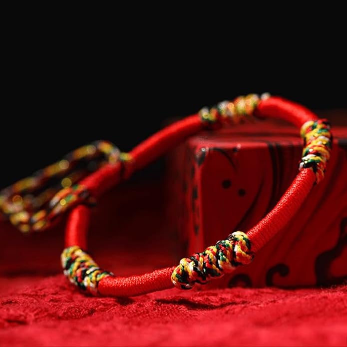 Buddha & Karma Lucky Buddhist Monk Bracelet – Handcrafted Tibetan Knots for Blessings, Protection & Good Fortune