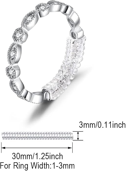 JewelryPalace 14K Gold Plated 925 Sterling Silver Rings for Women, Cubic Zirconia Promise Rings for Her, Stackable Wedding Bands Rings for Women Set Size 4-12