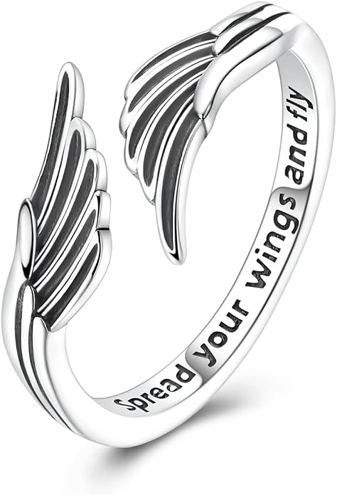 925 Sterling Silver Adjustable Open Rings for Women with Snake, Evil Eye or Bee Designs, Dainty Stackable Thumb Finger Rings, Gold Silver Ring Jewelry Gift for Mujer, Size 6-9