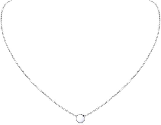 ChicSilver 925 Sterling Silver Cross/Heart/Butterfly/Star/Moon Necklace for Women, Hypoallergenic Dainty Small Silver Pendant Necklaces (with Gift Box)