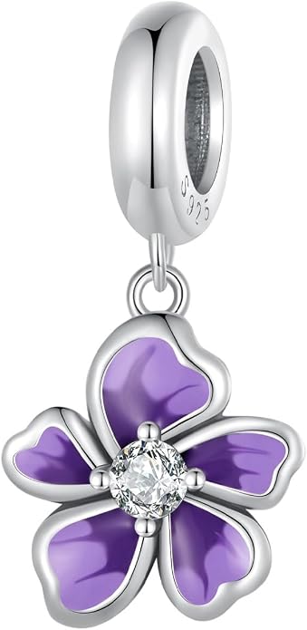 NINGAN 925 Sterling Silver Charm Golden Love Charm Buckle Safety Chain Travel Bead Firefly Dragonfly Pendant, Suitable for Women Bracelet and Necklace as Gift from Mom and Friends