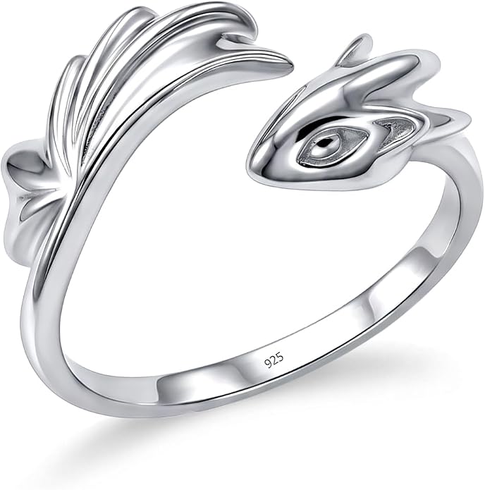 LeCalla 925 Sterling Silver Adjustable Rings for Women | Nature Inspired Leaf, Flower, Dragonfly & Criss Cross Open Rings | Minimalist Stackable Statement Finger Ring Jewelry Gifts for Women
