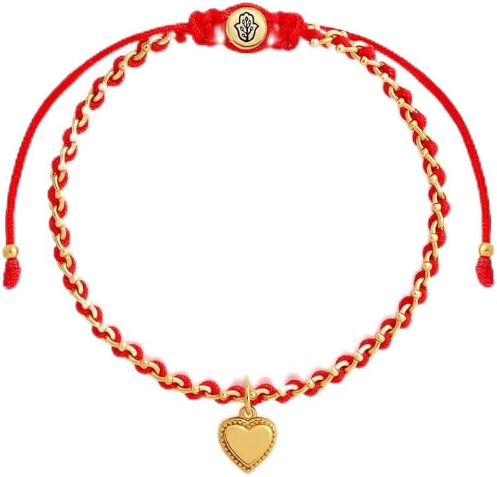 KARMA & LUCK Sacred Harmony Red String Protection Bracelet – Handmade Red Cord, Adjustable Spiritual Protection, Good Karma Wrist Jewelry