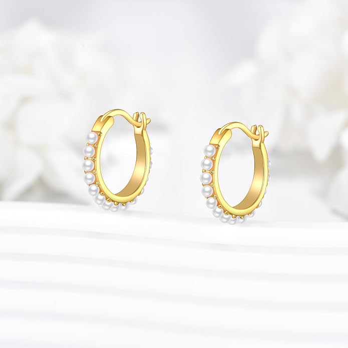 Sterling Silver Hoop Earrings Small Hoop Sun/Leaf/Triangle Huggie Earrings for Women Hypoallergenic
