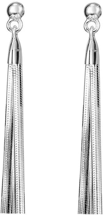 Savlano 925 Sterling Silver 18k Gold Plated Dangle Drop Tassel Stud Earrings For Women and Teens Comes In White Gold, Yellow Gold & Rose Gold Colors Comes With Savlano Gift Box