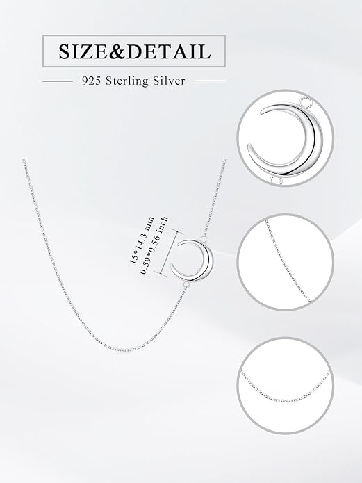 Midari Ocean Necklace 925 Sterling Silver Flamingo Mama Bear Dolphin Penguin Sea Turtle Axolotl Desert Cactus Nautical Rudder Tropical Palm Compass Wave Pendant Boho Jewelry Gifts for Women Men