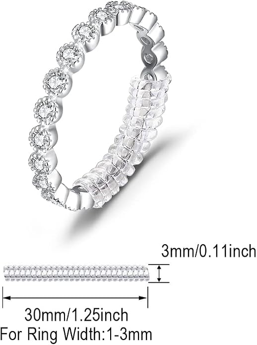 JewelryPalace 14K Gold Plated 925 Sterling Silver Rings for Women, Cubic Zirconia Promise Rings for Her, Stackable Wedding Bands Rings for Women Set Size 4-12