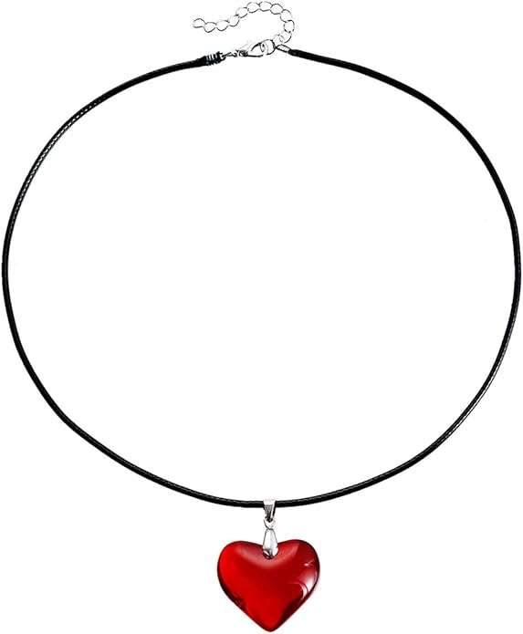 Zeffy Cute Heart Necklace 18k Gold/Silver Plated Tiny Heart Pendant Choker Necklaces Gold Love Heart Chain Necklace for Women Dainty Gold Jewelry Valentines Day Gifts for Women Girls Teen Girls