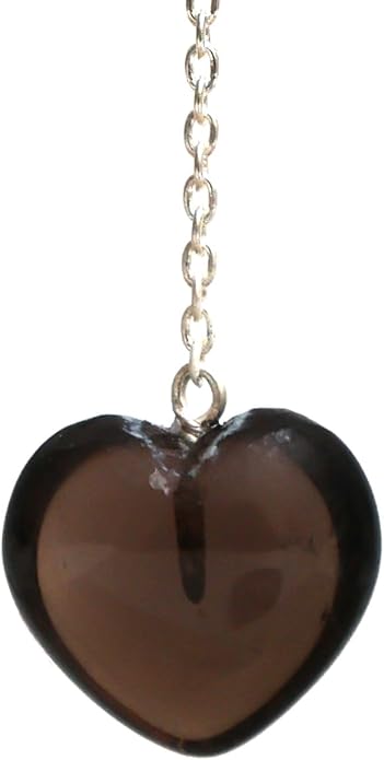 Gemstone Heart Shaped Threader Earrings in 925 Sterling Silver, Pull Through Adjustable, Versatile & Trendy, Perfect Valentine's Gift for Women, Choice of Gemstone Available