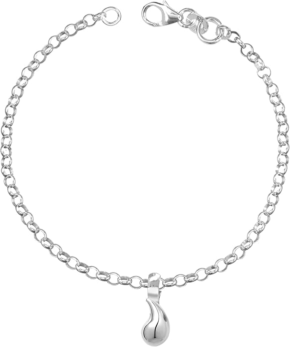 LeCalla 925 Sterling Silver Bracelets for Women | Women’s Link Bracelets | Italian Bead Ball Chain Bracelet | Mother's Day Birthday Anniversary Fashion Jewelry Gift for Women