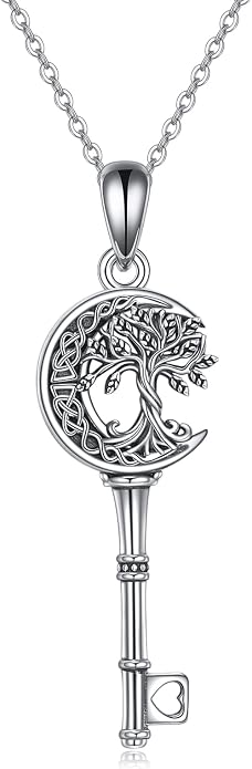 ONEFINITY Tree of Life Necklace 925 Sterling Silver Abalone Shell Celtic Knot Pendant Necklace for Women Jewelry