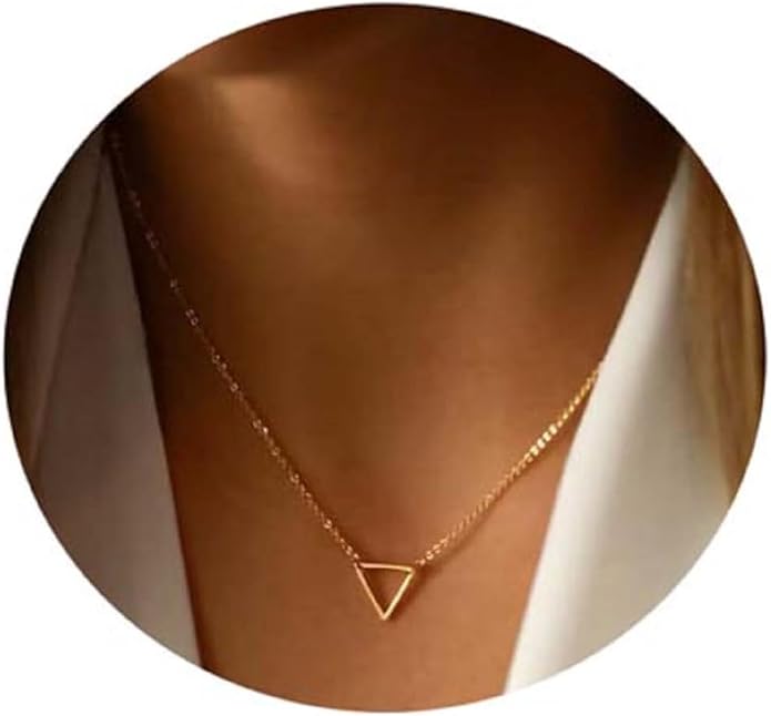Collner 14K Gold Heart Pendant Necklace for Women Dainty Star Necklace Tiny Evil Eye Choker Necklace Boho Crescent Moon Necklace Minimalist Jewelry