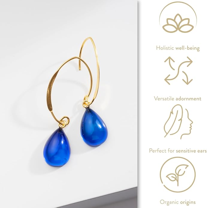 Pull-Through Earrings, Amber Jewelry, Faceted Sparkling Amber Earrings - Parent